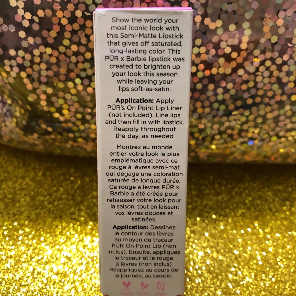 BNIB! PUR x Barbie Iconic Lips Semi- Matte Lipstick in CEO Red ππ - Picture 8 of 8